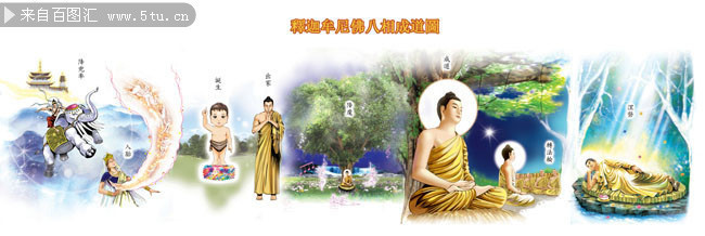 释迦牟尼佛八相成道图