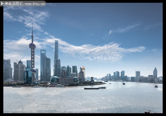 上海外滩风景图片素材