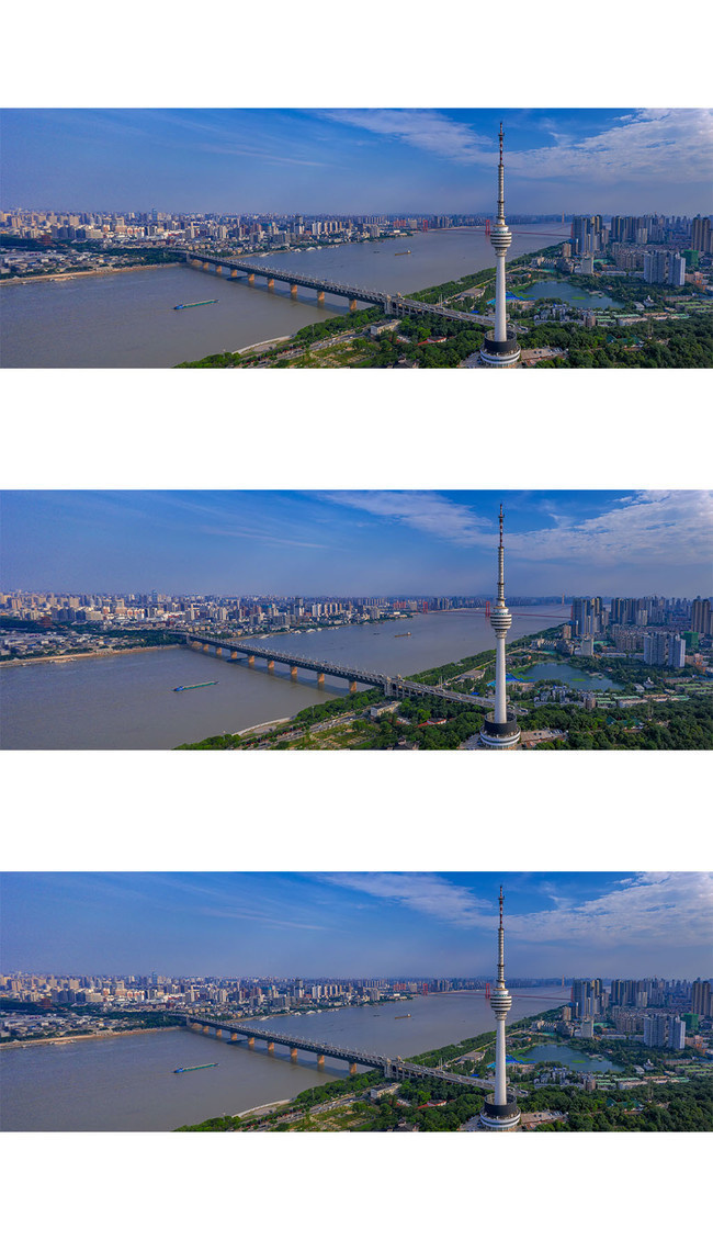 武汉长江大桥景色图片