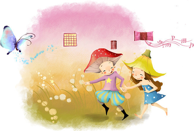 六一献礼-126个幸福童年儿童主题插画素材打包下载