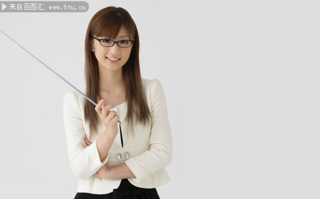 高清教鞭教师制服美女壁纸