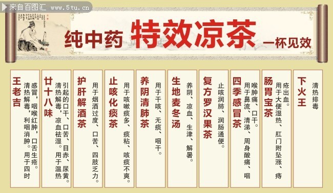 凉茶宣传广告