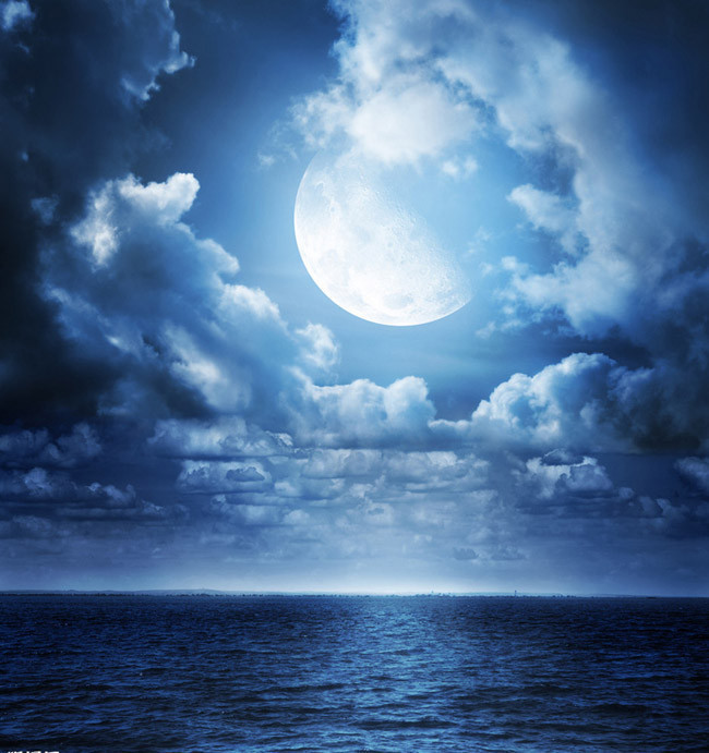 41张抓拍月亮照片打包下载-精美小图-百图汇设计素材