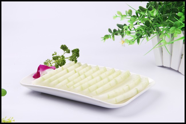 火锅涮菜冬瓜片图片