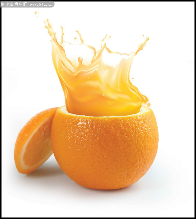 创意橙子图片