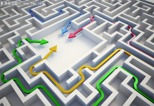 创意迷宫图片素材