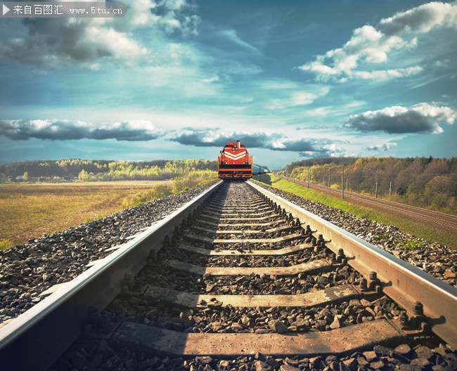 火车铁轨轨道高清图片