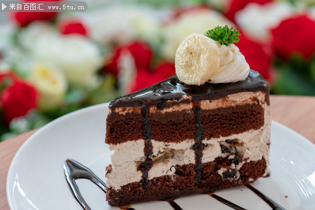 巧克力蛋糕甜品图片下载