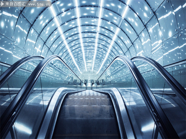 扶手电梯摄影图片-高清图片-百图汇设计素材