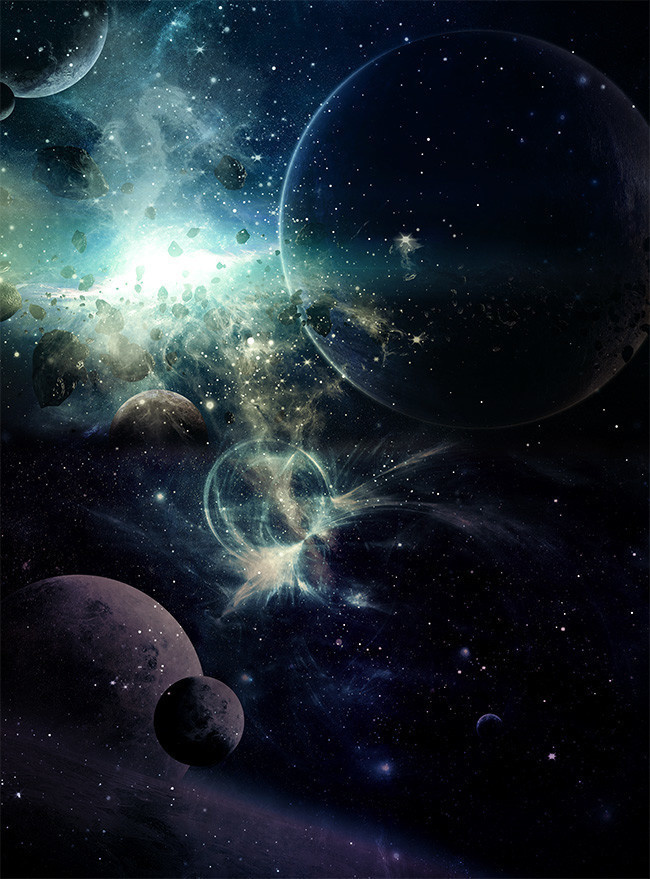 宇宙星空地球背景下载