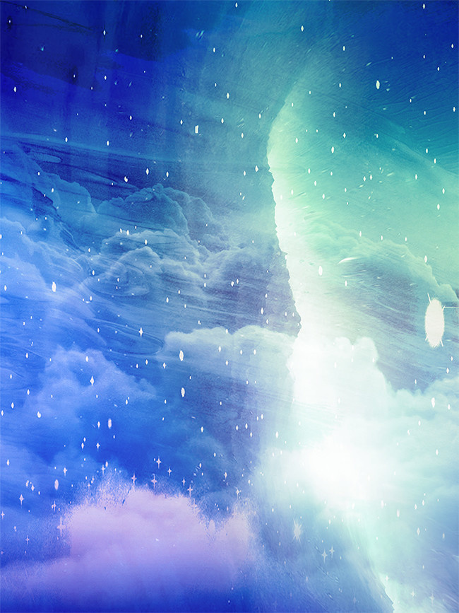 蓝色星空科技背景图片