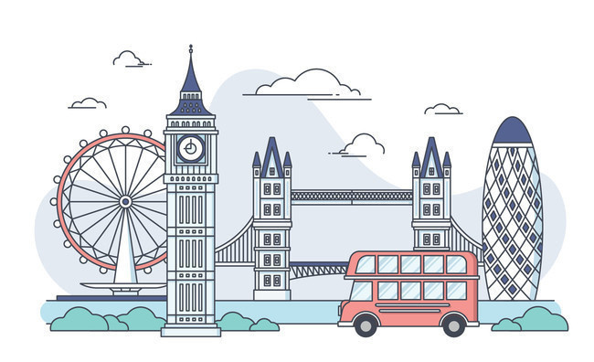 英国地标建筑图片