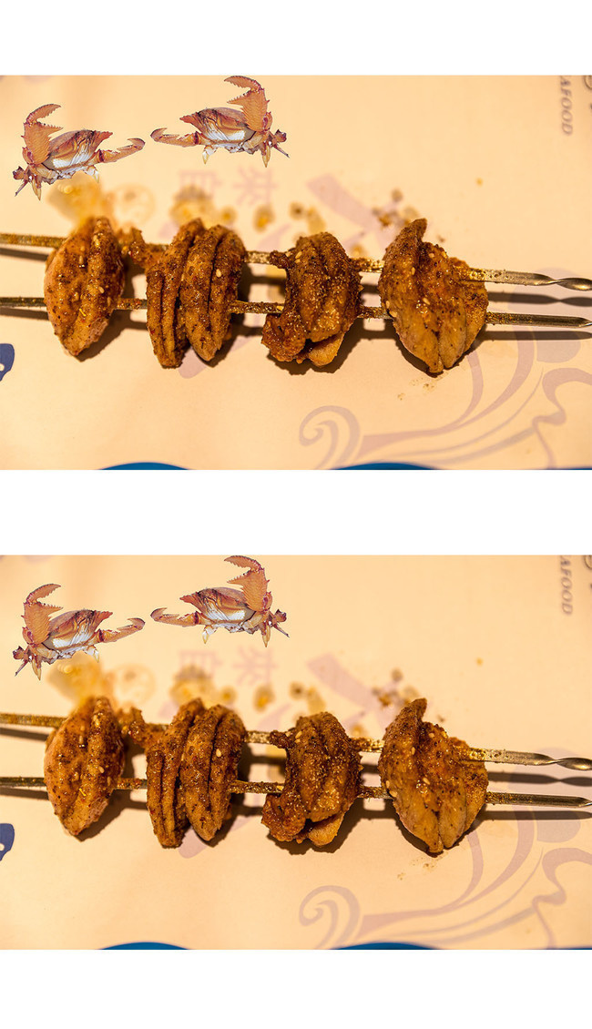 烤羊白腰子摄影图